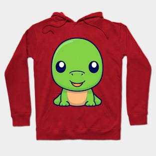 green baby turtle Hoodie